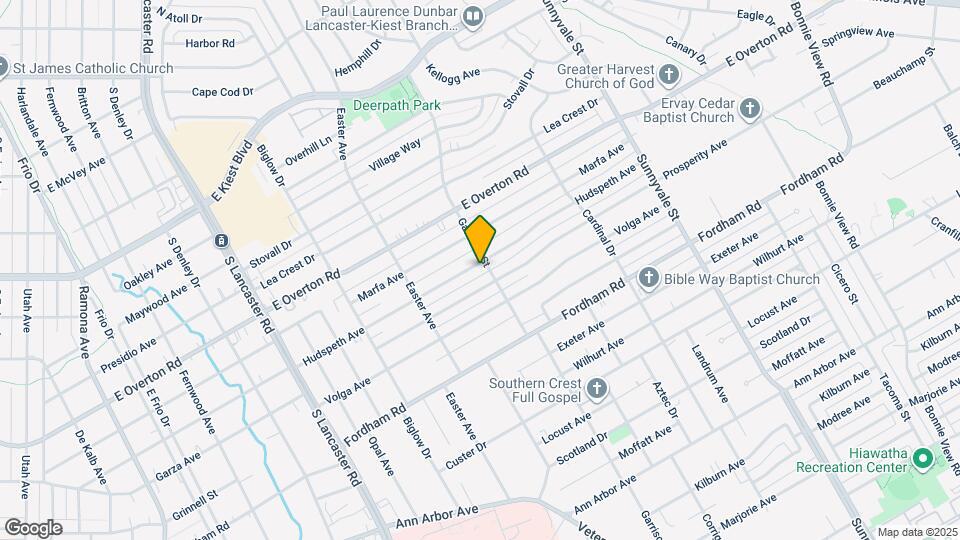 2334 Hudspeth Ave Mapa y Detalles de la Ubicación