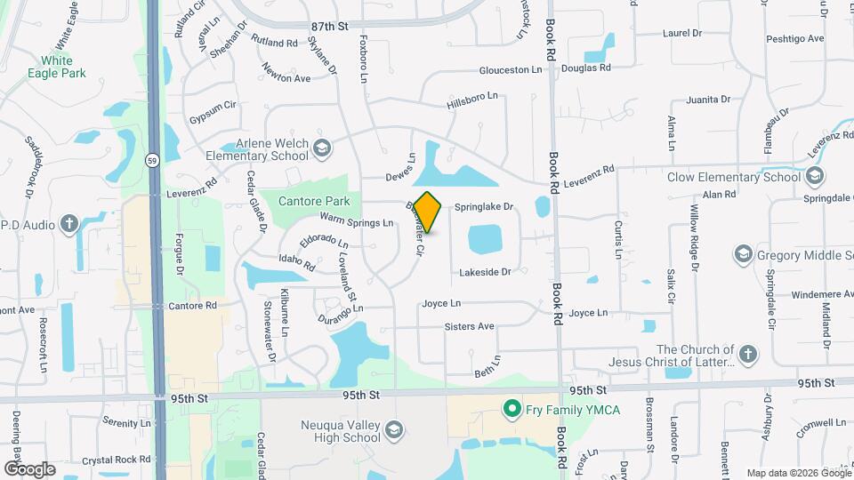 2803 Bluewater Cir Map and Location Details