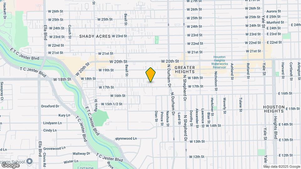 919 W 17th St Map and Location Details