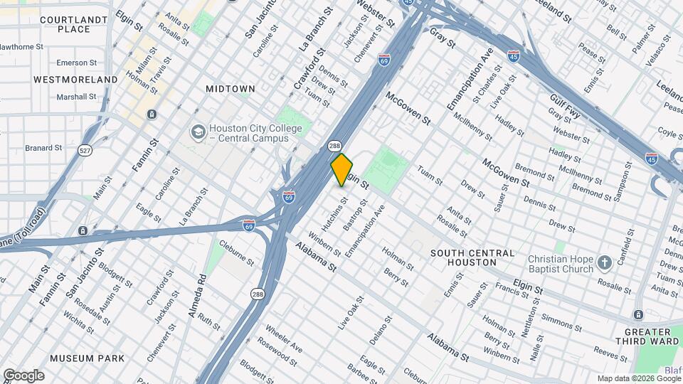 2110 Stuart St Mapa y Detalles de la Ubicación