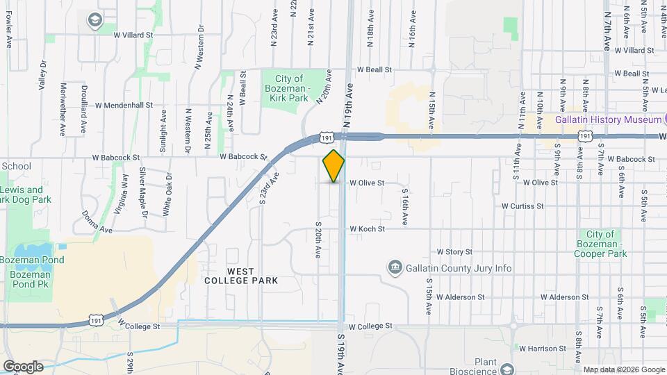 201 S 19th Ave Map and Location Details