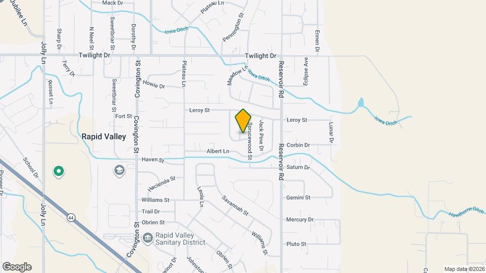 5264 Basswood St Map and Location Details