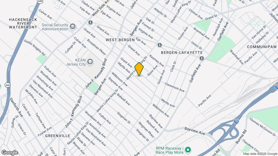 136 Myrtle Ave Mapa y Detalles de la Ubicación