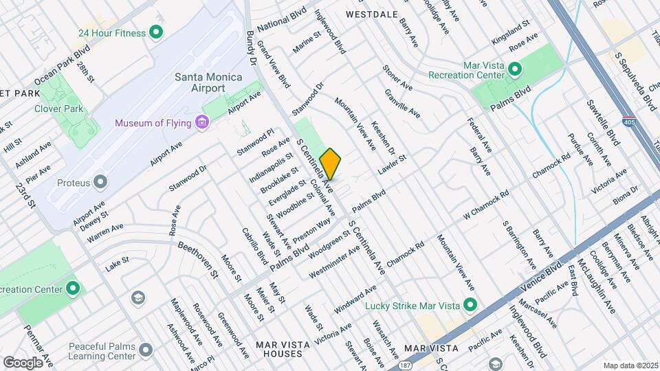 3422 S Centinela Ave-Unit -5 Mapa y Detalles de la Ubicación