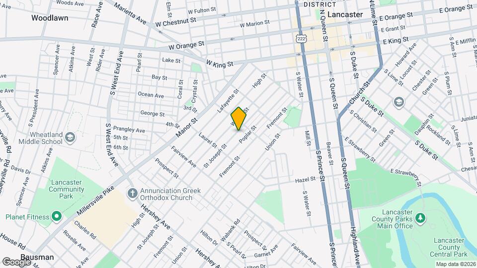 624 St Joseph St Map and Location Details