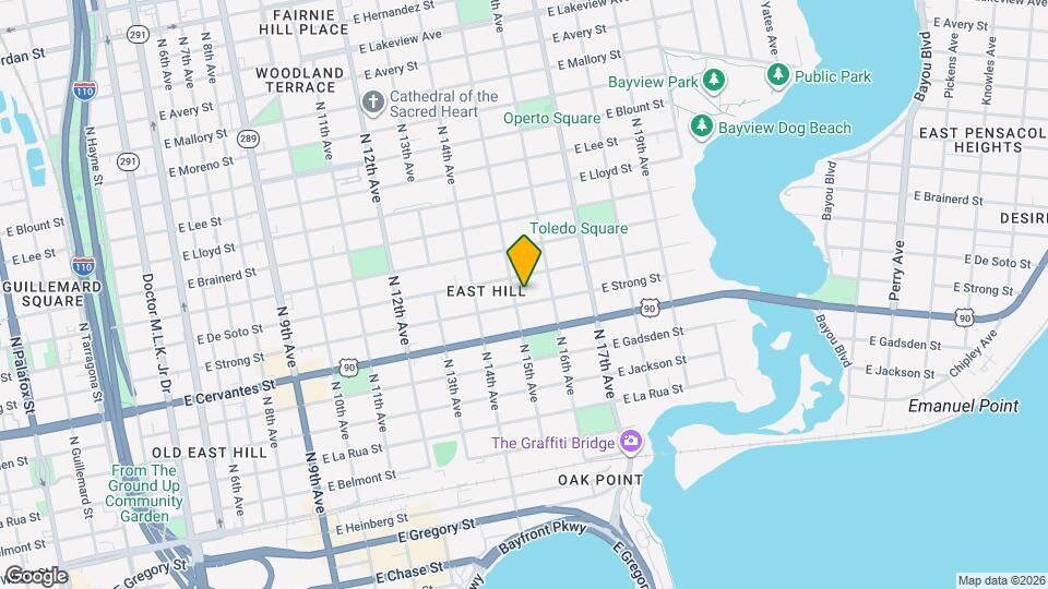 1504 E Strong St Map and Location Details