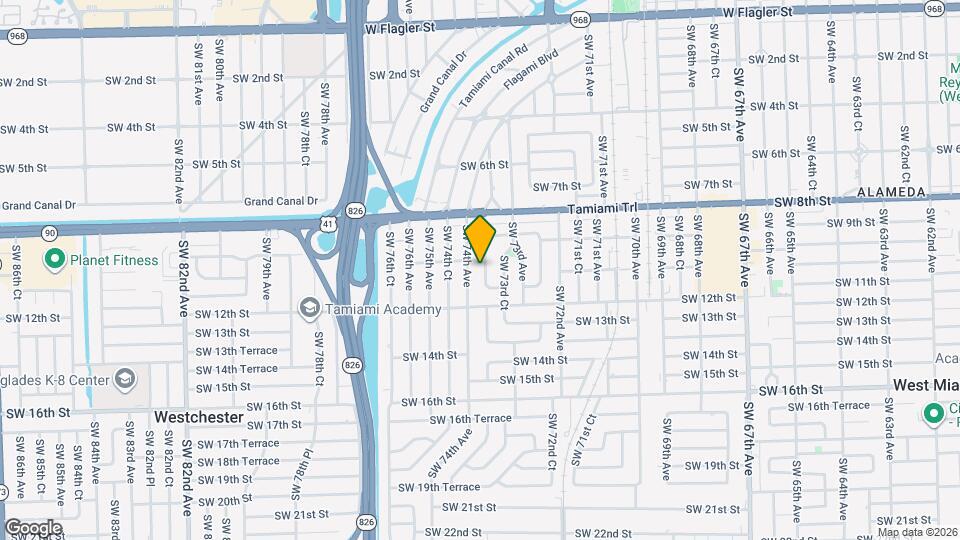 1020 SW 73rd Pl Map and Location Details