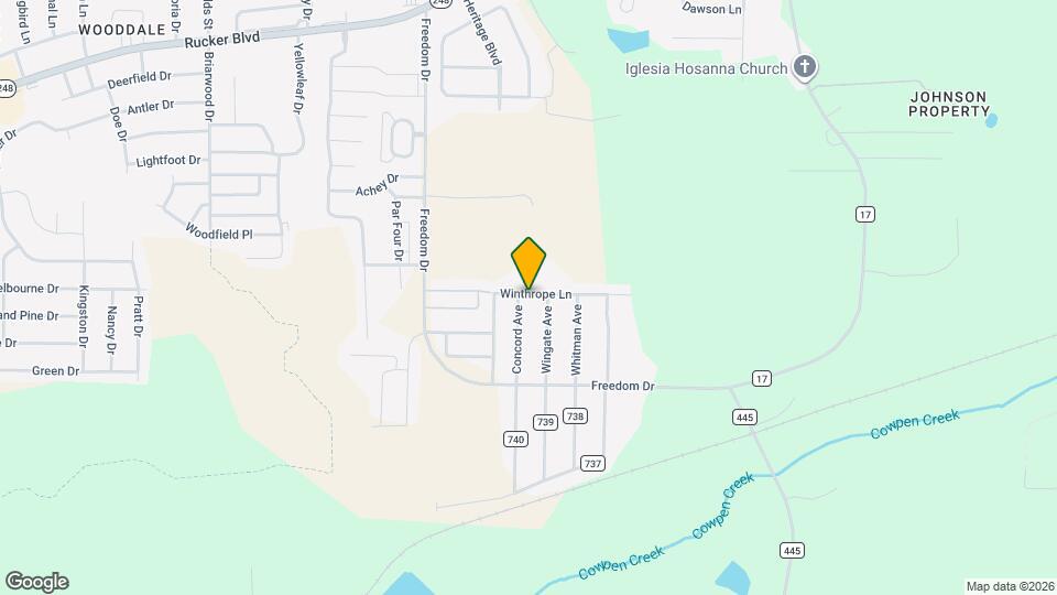 184 Concord Ave Map and Location Details