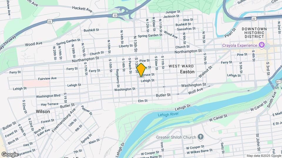 1239 Lehigh St Map and Location Details
