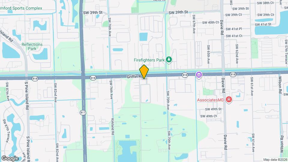 7264 SW 46th St Map and Location Details