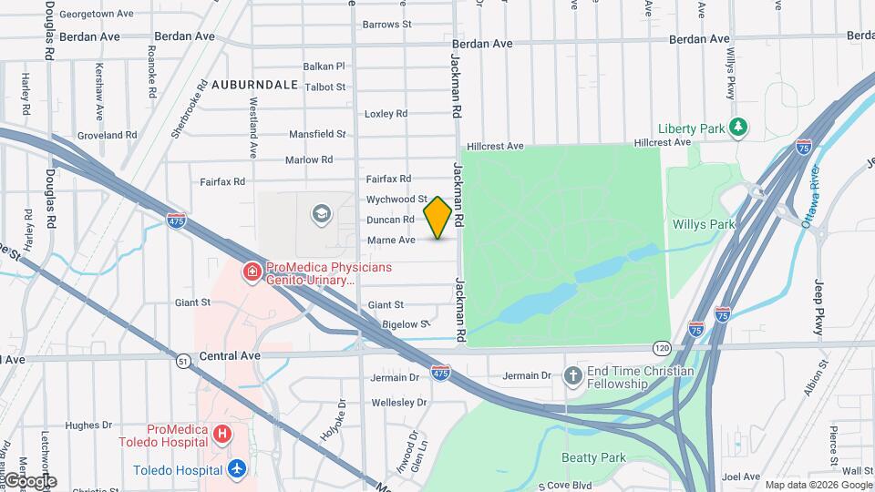 1727 Marne Ave Map and Location Details