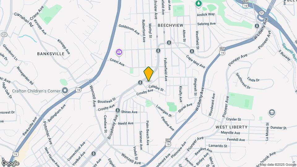 1828 Tonopah Ave Map and Location Details