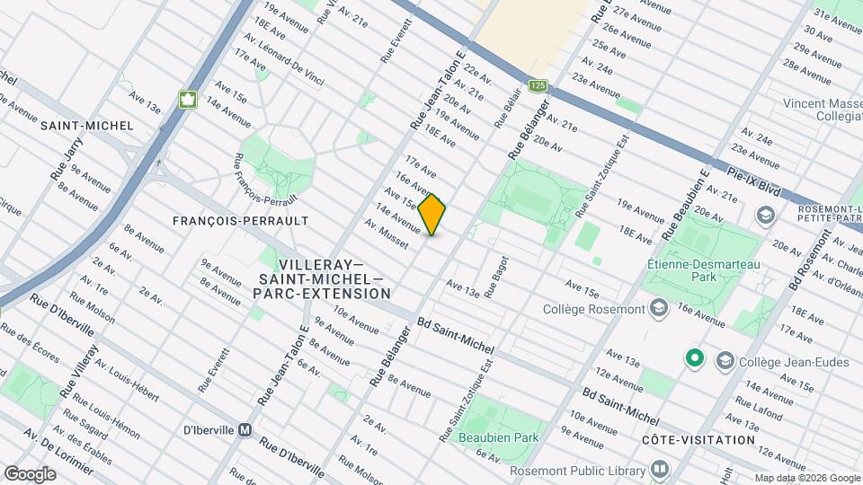 3518 Bélair Rue Map and Location Details