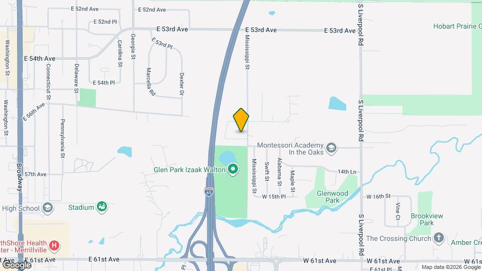 1588 E 56th Pl Map and Location Details