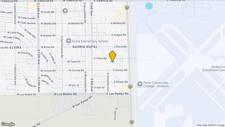 7044 S Placita Sorrento Map and Location Details