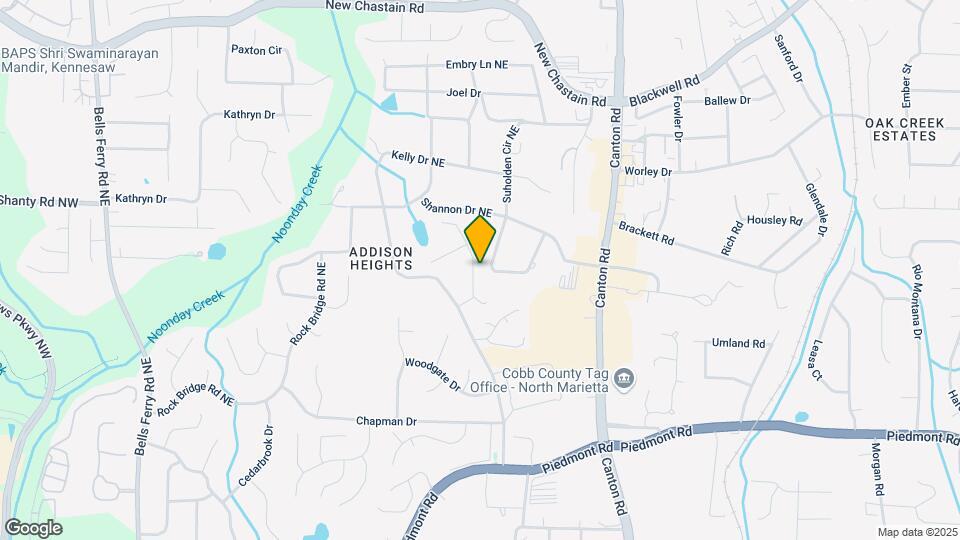3178 Vickery Dr NE Mapa y Detalles de la Ubicación