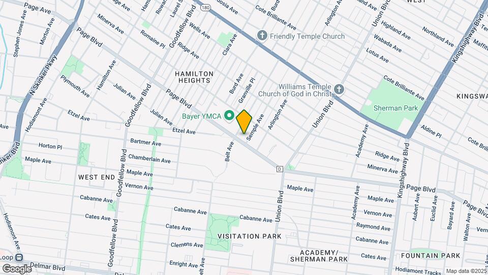 5437-5445 Page Blvd Mapa y Detalles de la Ubicación