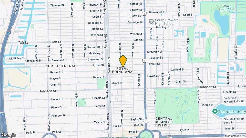 1947 Garfield St Map and Location Details