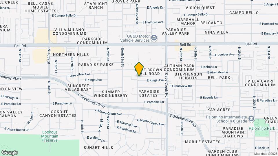 2203 E Edna Ave Map and Location Details