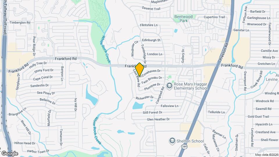 5604 Covehaven Dr Map and Location Details