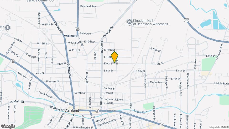 255 E 9th St Map and Location Details