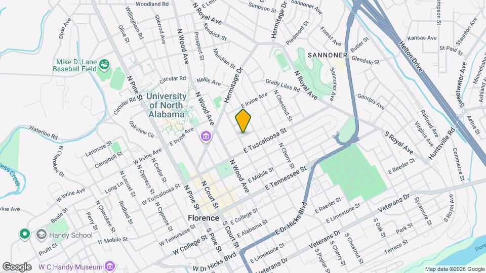 419 Barnes St Map and Location Details