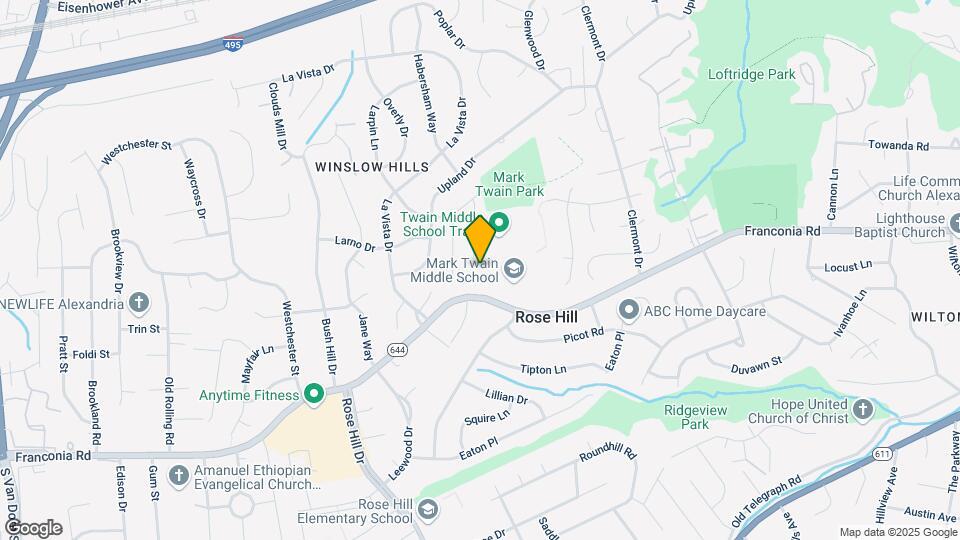 5915 Parkridge Ln Map and Location Details