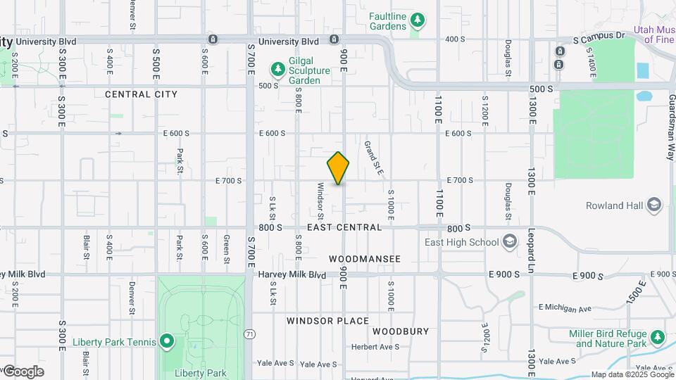 712 S 900 E Map and Location Details