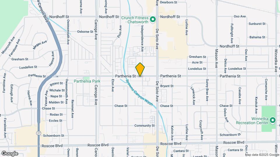 21000 Parthenia St Map and Location Details