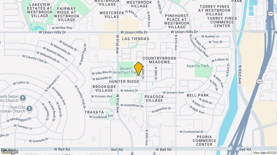 17979 N 89th Ln Map and Location Details