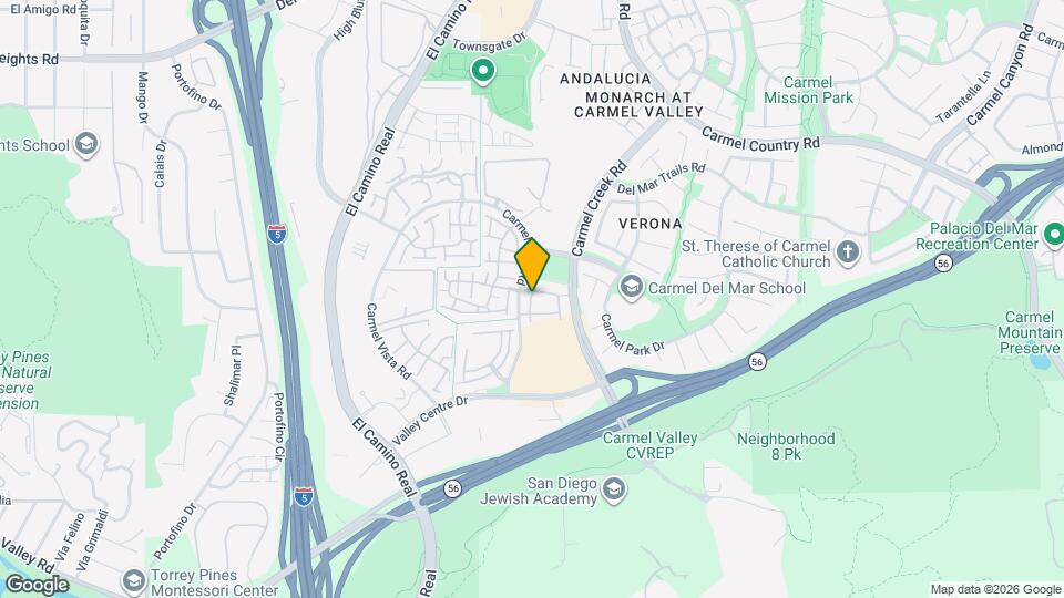 3751 Carmel View Rd Map and Location Details