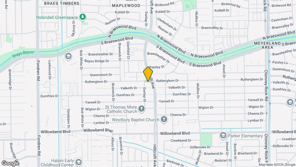 5911 Rutherglenn Dr Map and Location Details