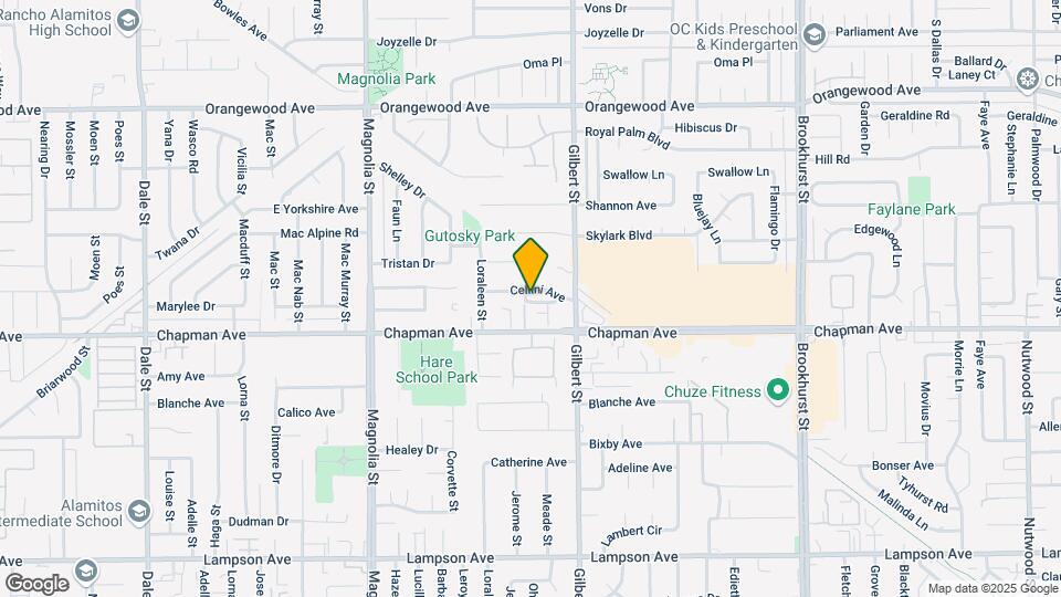 9342 Cellini Ave Map and Location Details