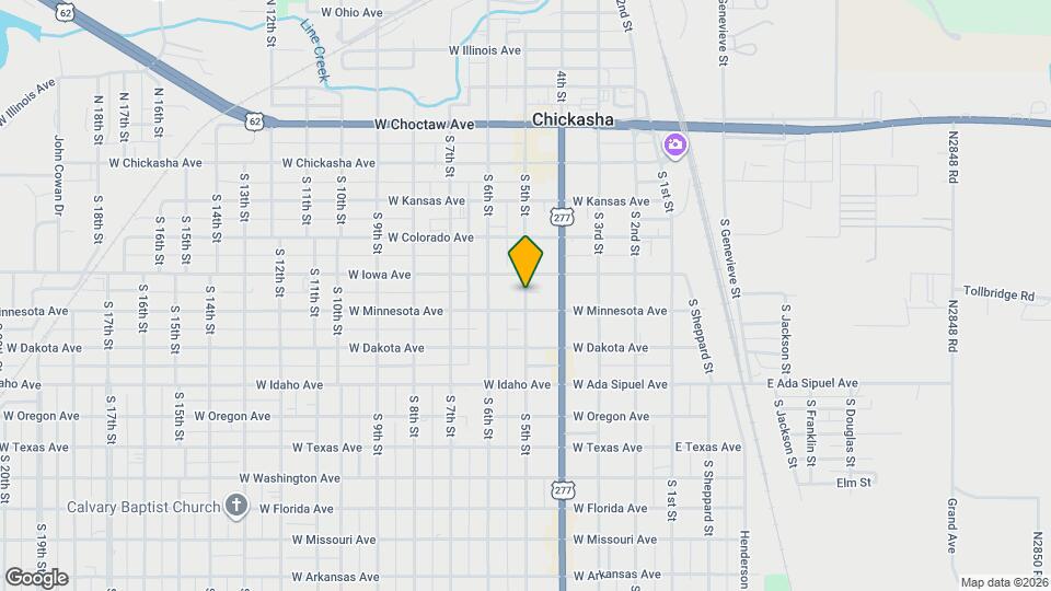 415 S 5th St Map and Location Details