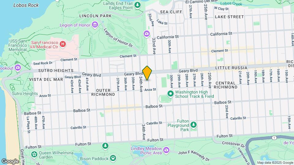 551-553 33rd Ave Map and Location Details