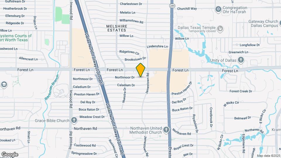 5820 Northmoor Dr Map and Location Details