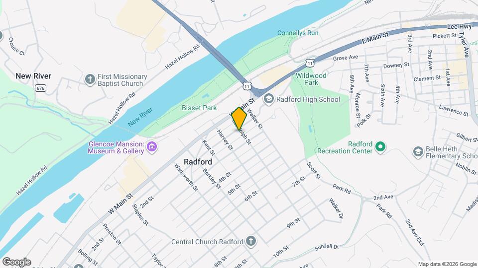 204 Randolph St Map and Location Details