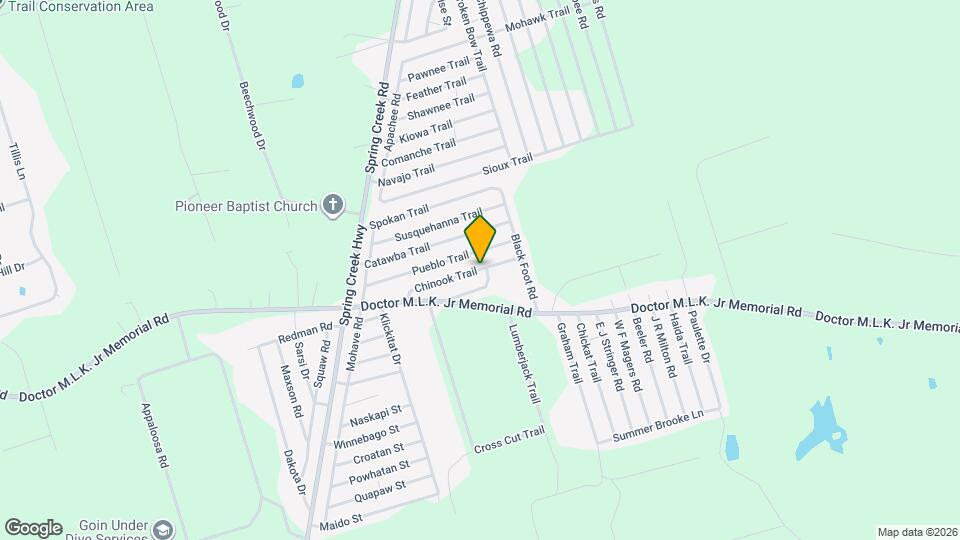 70 Chinook Trail Map and Location Details