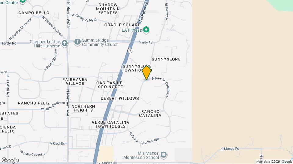 8532 N Rancho Catalina Dr Map and Location Details