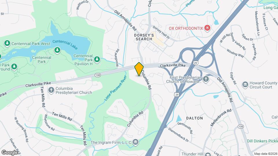 4950 Columbia Rd Map and Location Details