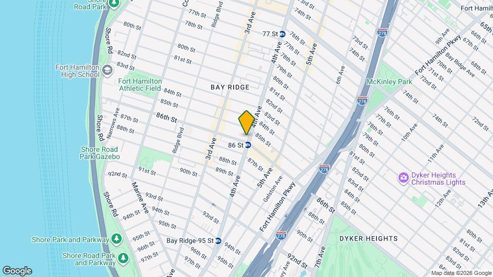 375 86th St Mapa y Detalles de la Ubicación