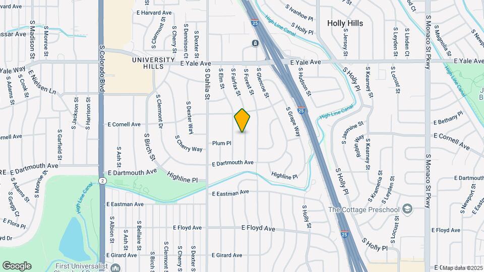 3045 S Fairfax St Map and Location Details