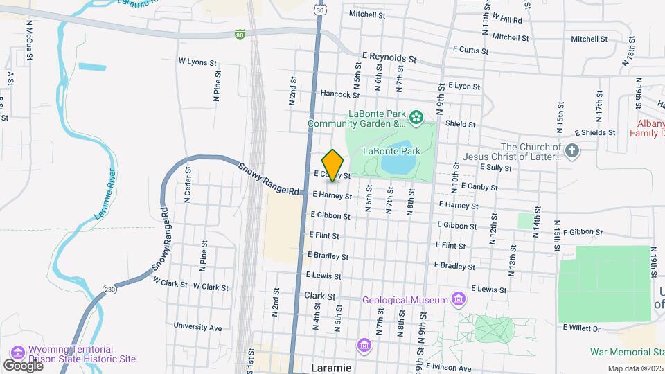 857 N 4th St Map and Location Details