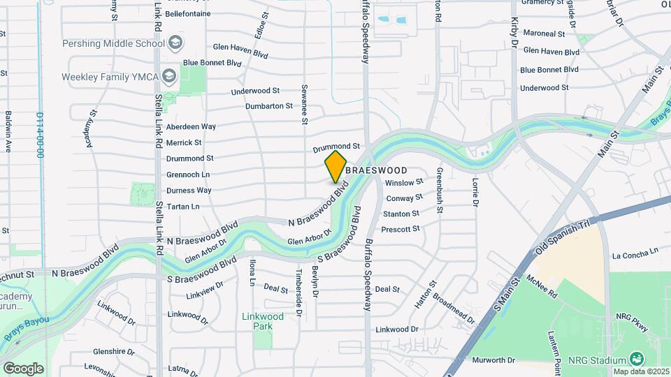 3318 N Braeswood Blvd Map and Location Details