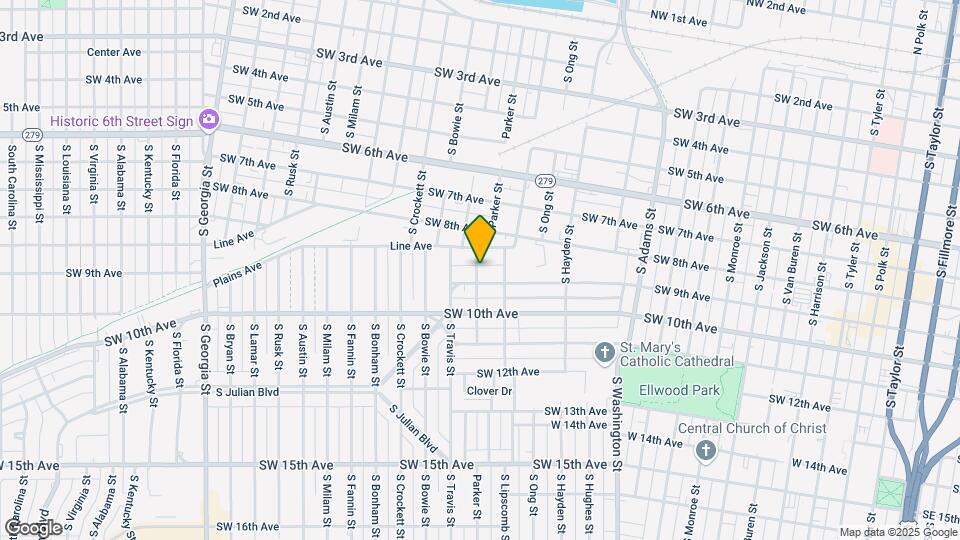 833 Parker St Map and Location Details