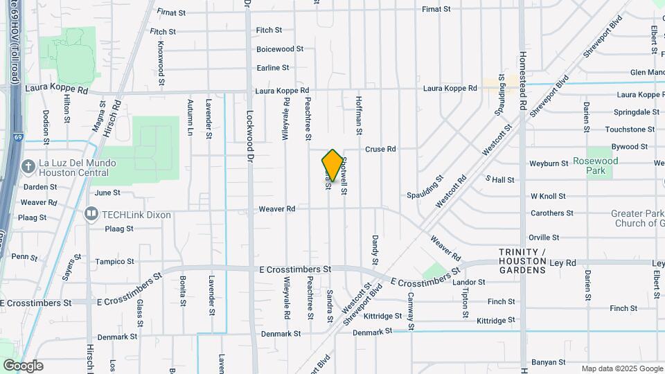 8206 Sandra St Map and Location Details