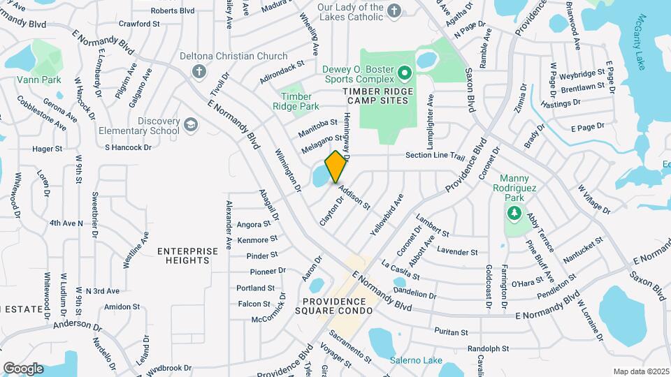 943 Hemingway Dr Map and Location Details