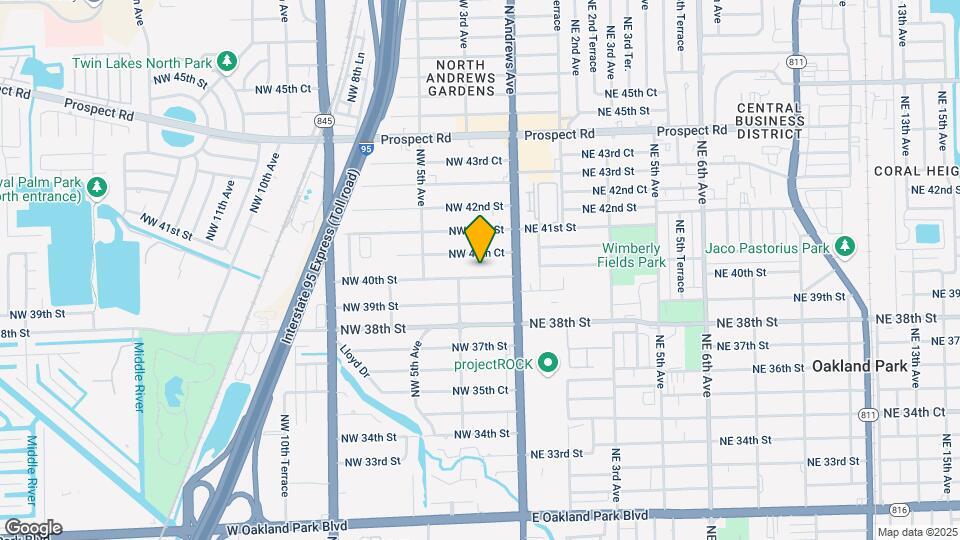 241 NW 40th St Map and Location Details