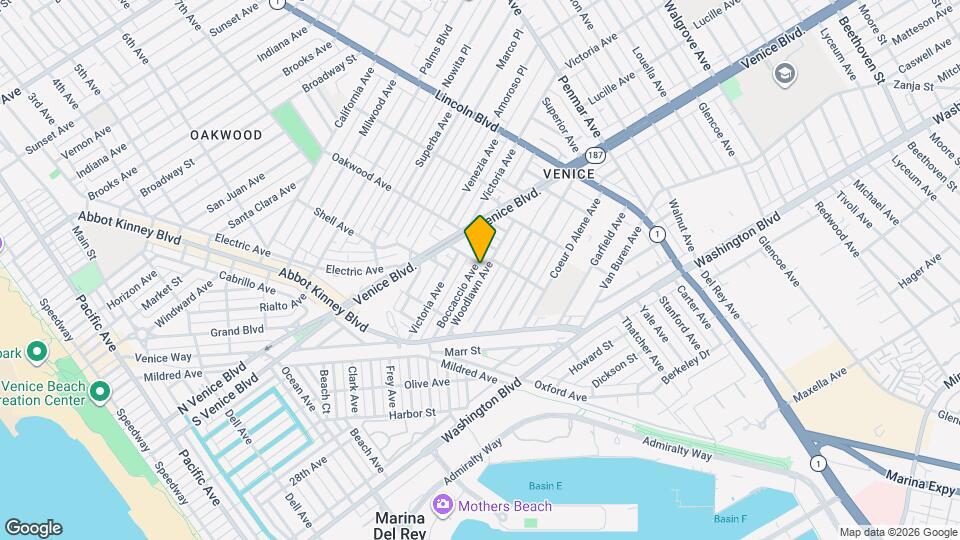 710 Boccaccio Ave Mapa y Detalles de la Ubicación