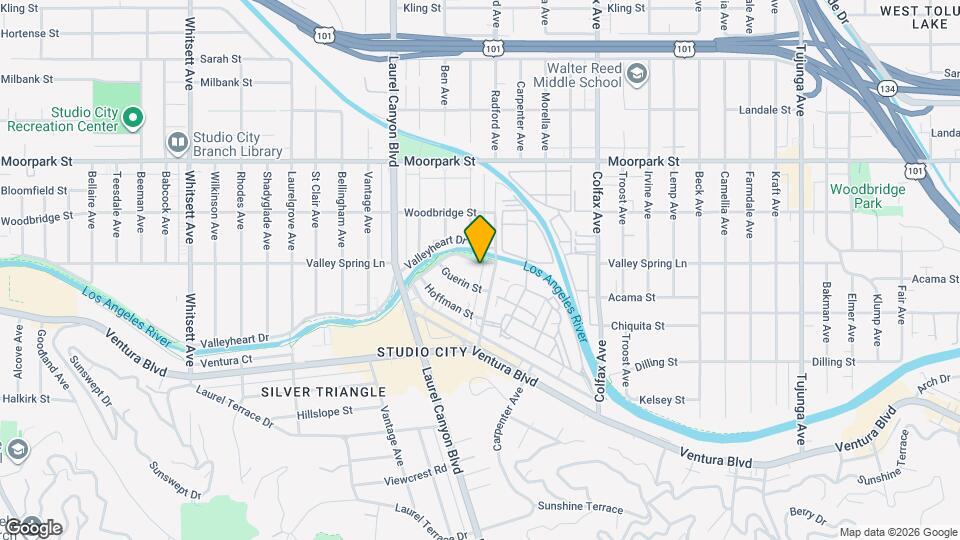 12012 Valleyheart Dr Map and Location Details